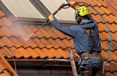 Démoussage et hydrofuge de toiture à Torsac